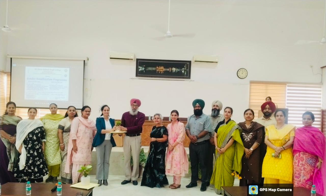 Gender Sensitization Programme & Free Mammography Screening Camp (23 August 2025), in collaboration with Sohana Hospital.
